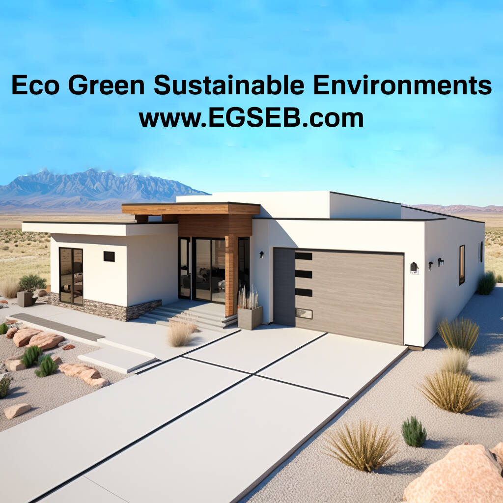 Modern sustainable home construction by Eco Green Sustainable Environments Building